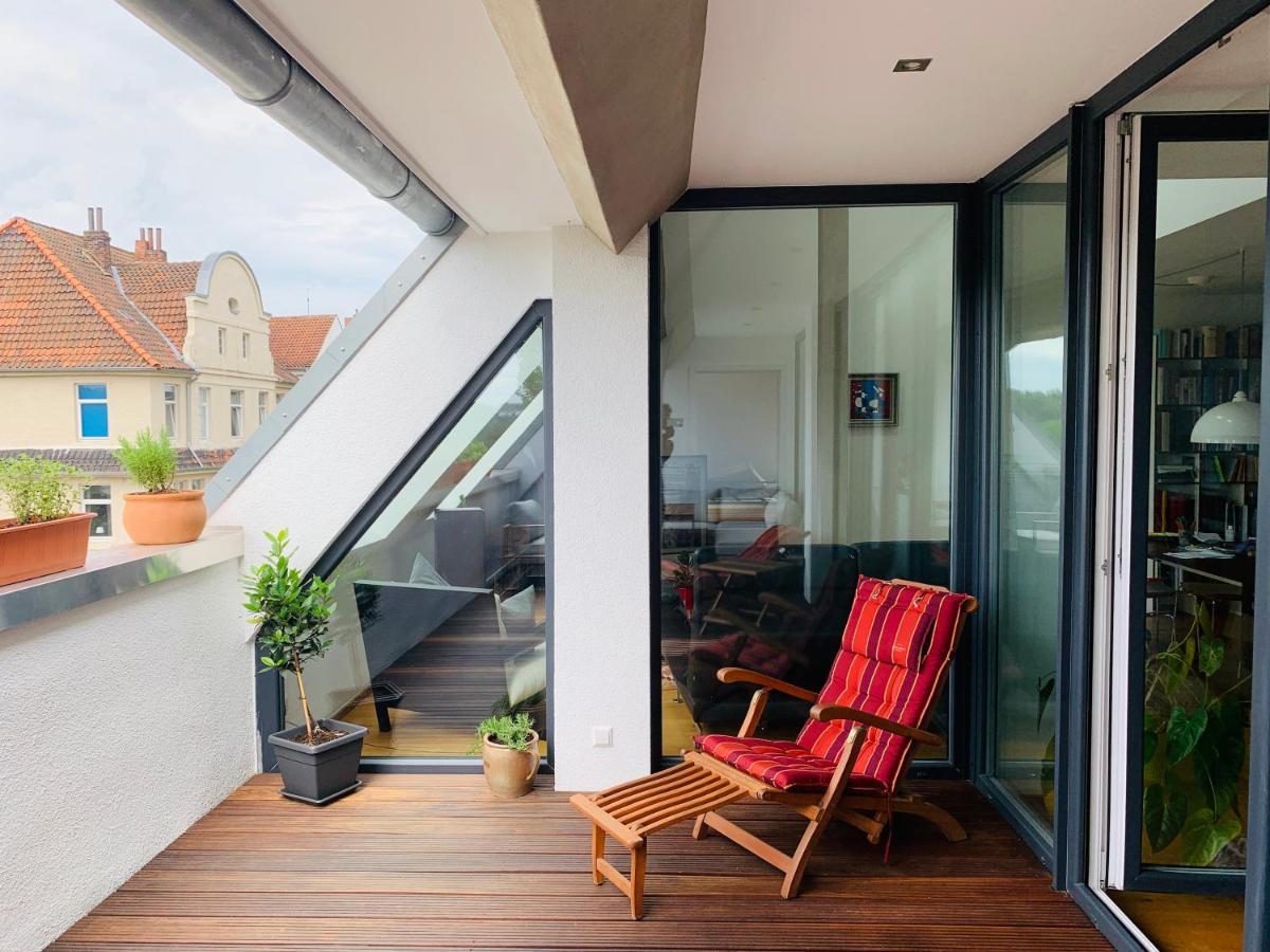 Appartamento Exklusives Penthouse Im Ehemaligen Bunker Hannover Esterno foto